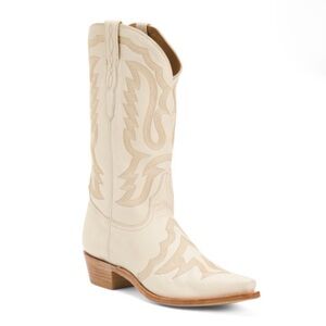 LUCCHESE Women's Vamp Stitch Western Boots size 7